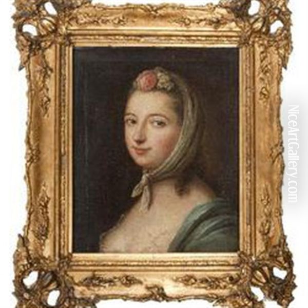 Portrait Einer Comtesse Oil Painting by Pietro Antonio Rotari