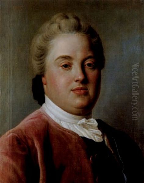 Portrait Des Kurprinzen Friedrich Christian Von Sachsen Oil Painting by Pietro Antonio Rotari