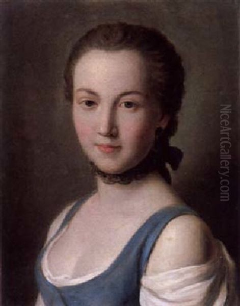 Junges Madchen Oil Painting by Pietro Antonio Rotari