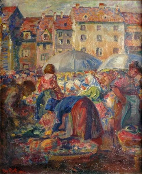 Market In Basil by August Roth