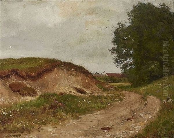 Sandgrube Bei Wesling Oil Painting by Philipp Roeth