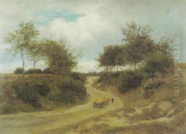 Hohlweg Bei Willingshausen Oil Painting by Philipp Roeth