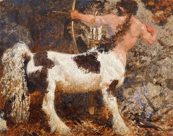 Der Schutze (centaur) Oil Painting by Alexander Rothaug