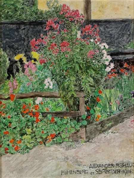 Garten Oil Painting by Alexander Rothaug