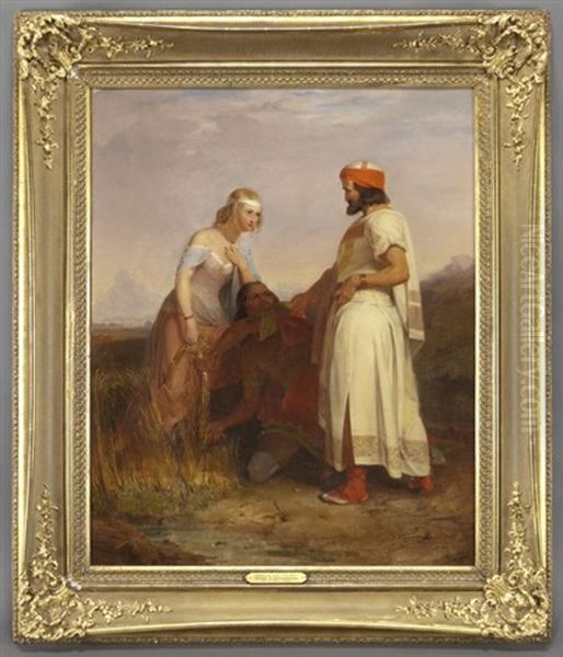 Showing Him The Way Oil Painting by Peter Frederick Rothermel