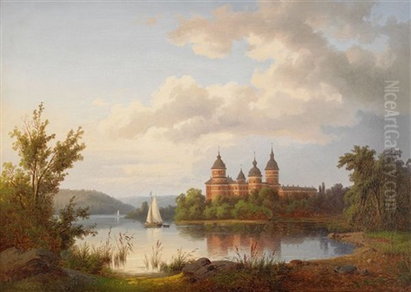 Gripsholms Slott Oil Painting by Carl Abraham Rothsten