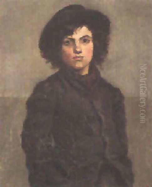 Portrat Eines Knaben Oil Painting by Antonio Rotta