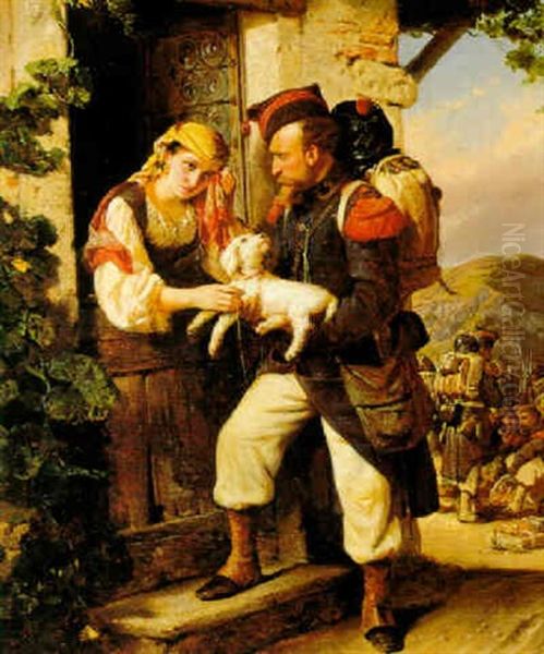 The Good Samaritans Oil Painting by Antonio Rotta