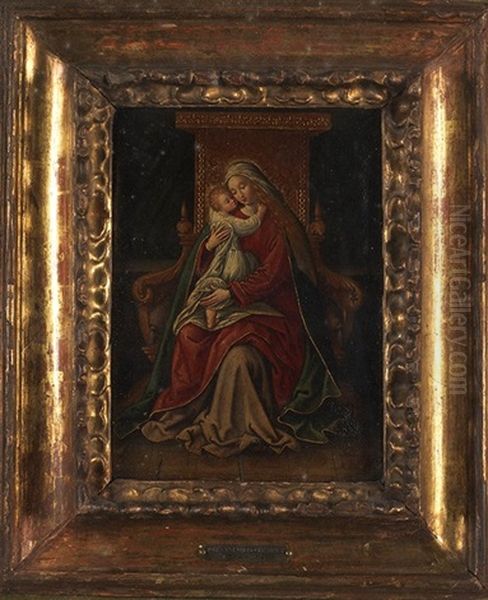 Virgen Con Nino Oil Painting by Hans Rottenhammer the Elder