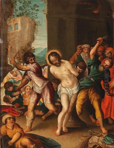 The Flagellation Of Christ by Hans Rottenhammer the Elder