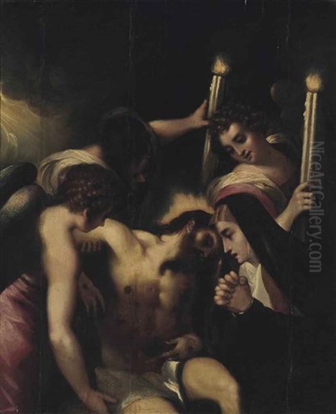 The Lamentation Oil Painting by Hans Rottenhammer the Elder