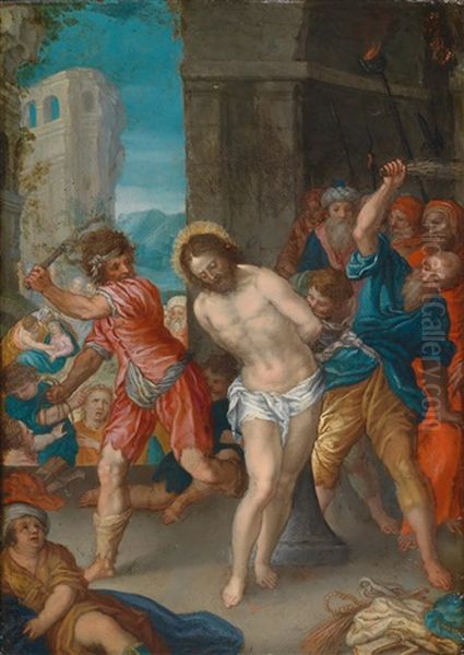 Die Geiselung Christi Oil Painting by Hans Rottenhammer the Elder