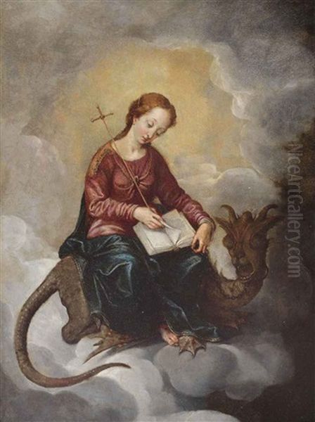 Saint Margareth Oil Painting by Hans Rottenhammer the Elder