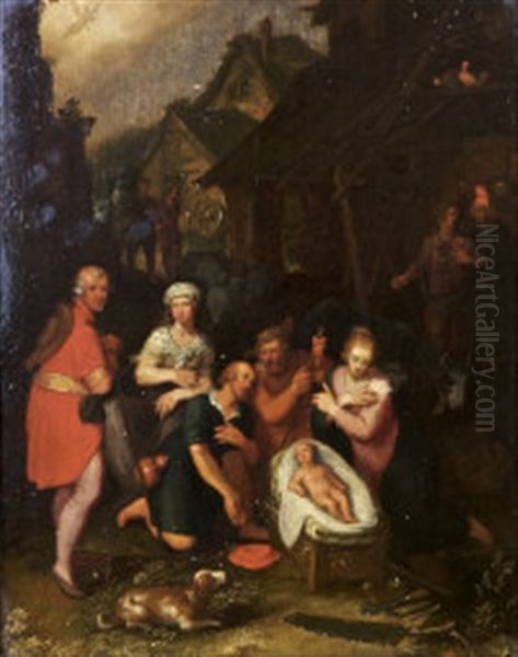 The Adoration Of The Magi Oil Painting by Hans Rottenhammer the Elder