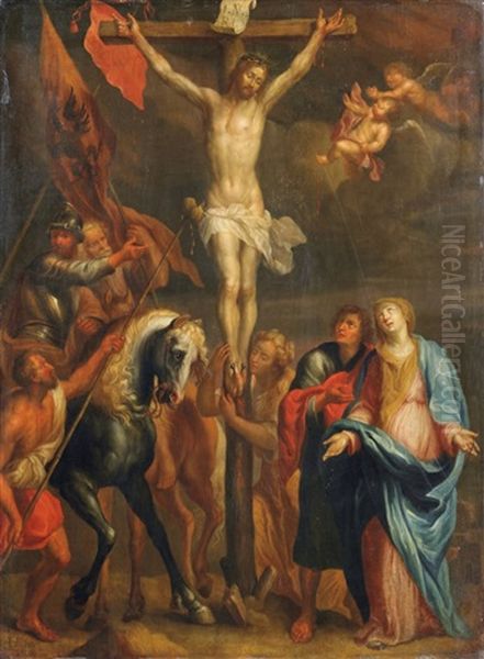 Kreuzigung Christi Oil Painting by Hans Rottenhammer the Elder