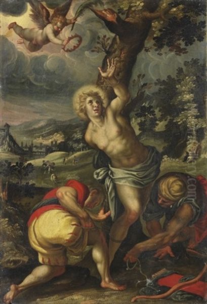 The Martyrdom Of A Saint Oil Painting by Hans Rottenhammer the Elder