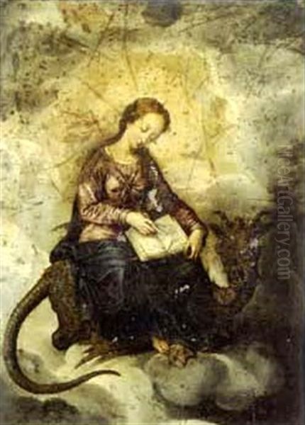 Vierge De L'apocalypse Oil Painting by Hans Rottenhammer the Elder