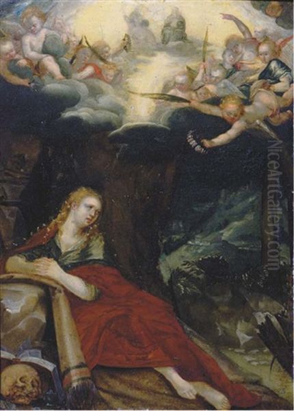 The Penitent Magdalen Oil Painting by Hans Rottenhammer the Elder