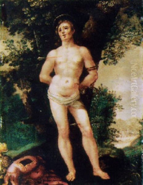 Der Heilige Sebastian Oil Painting by Hans Rottenhammer the Elder