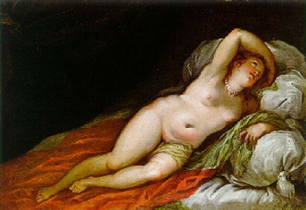 Ruhende Venus Oil Painting by Hans Rottenhammer the Elder