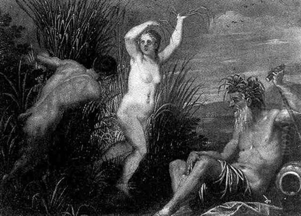 Pan And Syrinx by Hans Rottenhammer the Elder