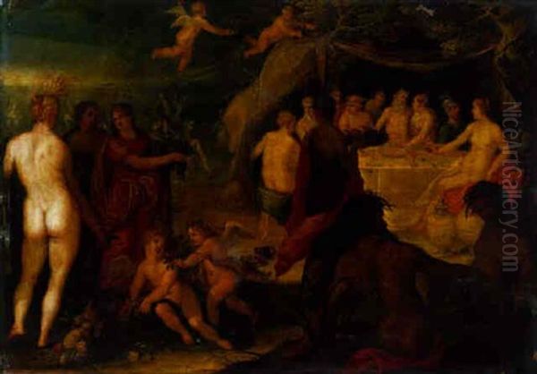 The Feast Of The Gods by Hans Rottenhammer the Elder