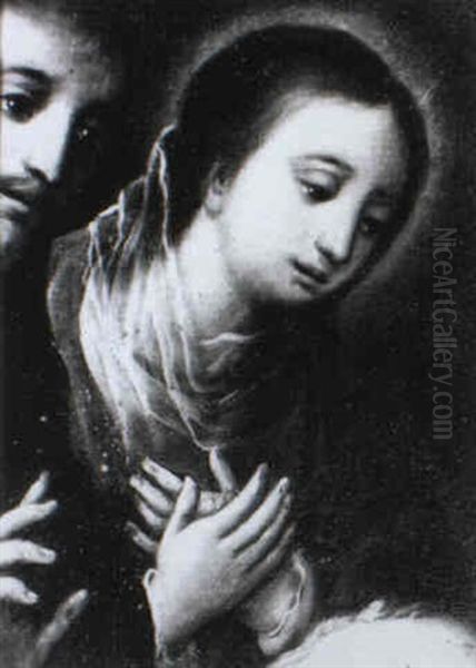 The Virgin Mary And Joseph Oil Painting by Hans Rottenhammer the Elder