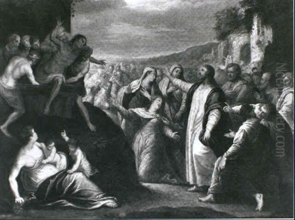 Die Auferweckung Des Lazarus by Hans Rottenhammer the Elder