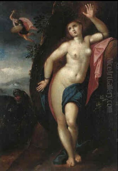 Perseus Und Andromeda Oil Painting by Hans Rottenhammer the Elder