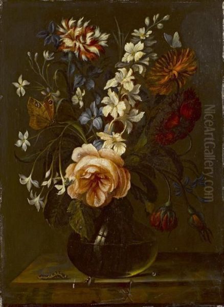 Blumenstillleben Oil Painting by Abraham Bosschaert