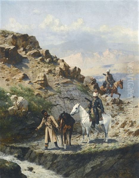 In The Caucasus by Franz Roubaud