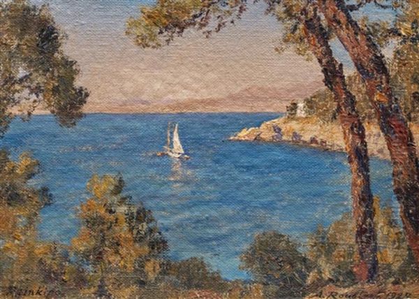 L'ile Aux Princes Oil Painting by Alexandre Roubtzoff