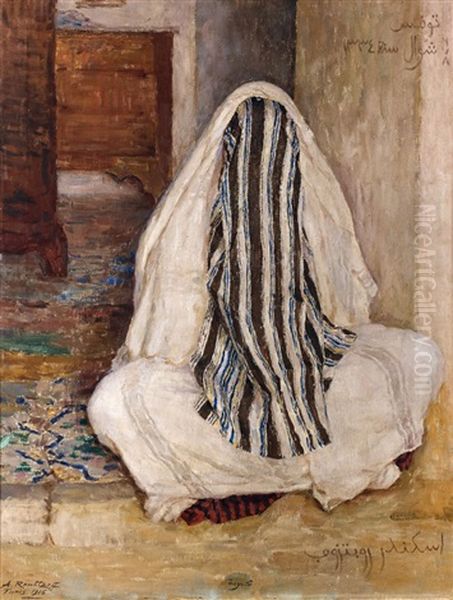 Mahbouba Oil Painting by Alexandre Roubtzoff