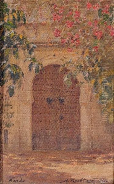 La Porte, Bardo Oil Painting by Alexandre Roubtzoff