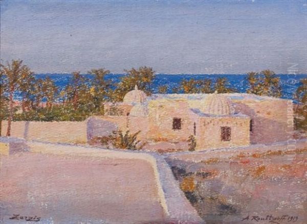 Zarzis Oil Painting by Alexandre Roubtzoff