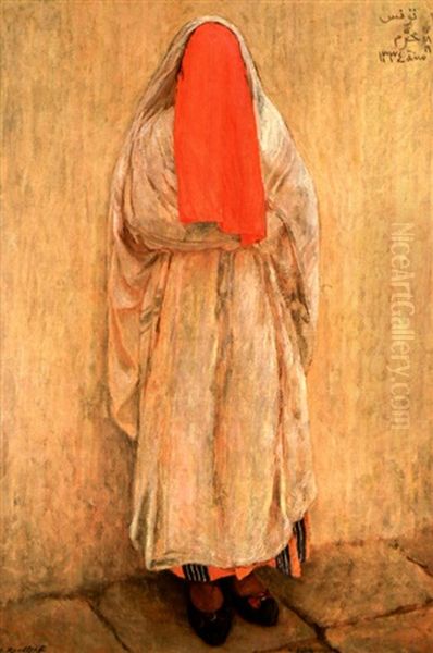 Fatima, La Jeune Mariee Oil Painting by Alexandre Roubtzoff