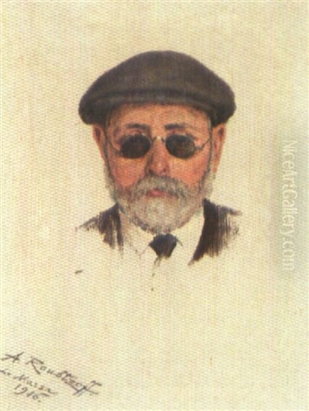 Portrait D'homme Oil Painting by Alexandre Roubtzoff