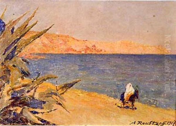 La Marsa Oil Painting by Alexandre Roubtzoff