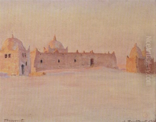 Touggourt, Algerie Oil Painting by Alexandre Roubtzoff