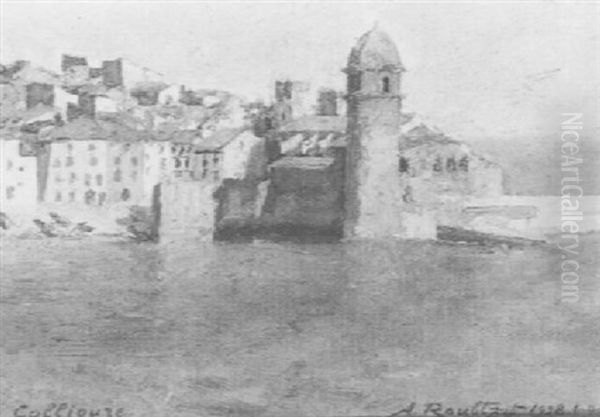 Collioure Oil Painting by Alexandre Roubtzoff