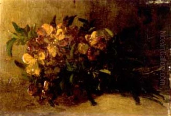 Blumenstuck Oil Painting by Alfred Rouby