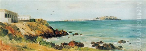 Entree De Dakar Au Senegal - L'ile De Goree by Gaston Marie Anatole Roullet