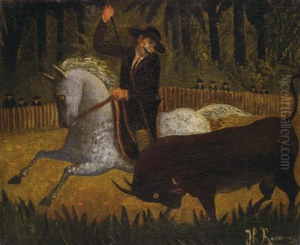 Le Picador Mexicain Oil Painting by Henri Rousseau