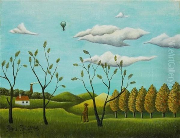 Paysage De Banlieue by Henri Rousseau