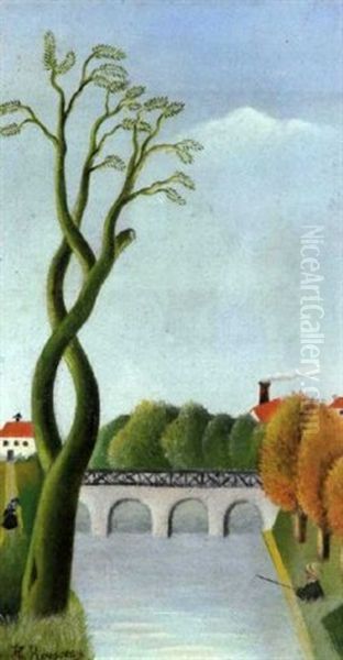 Le Pecheur Oil Painting by Henri Rousseau