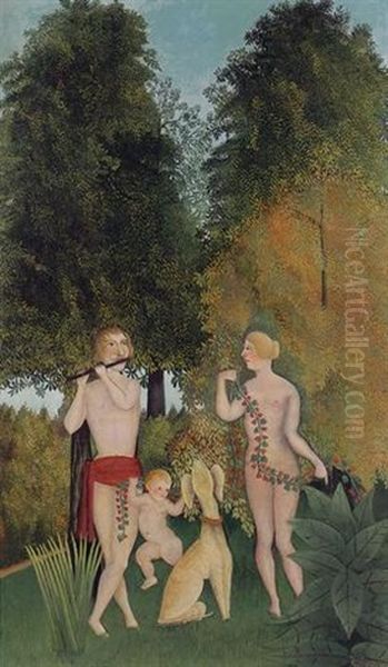 Heureux Quatuor by Henri Rousseau