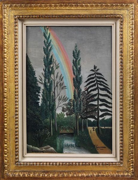 Lac Daumesnil Oil Painting by Henri Emilien Rousseau