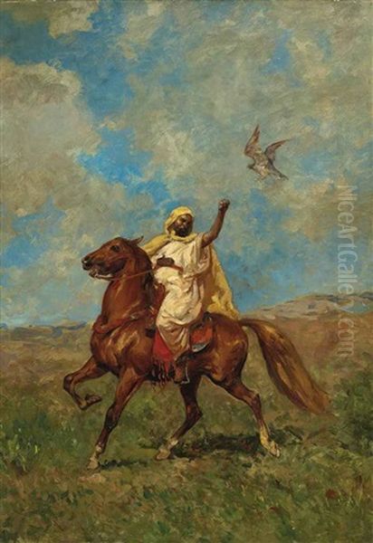 The Falconer Oil Painting by Henri Emilien Rousseau