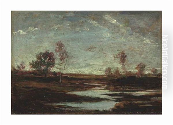 Paysage Du Berry Oil Painting by Theodore Rousseau