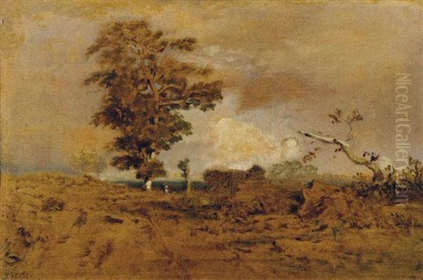 Paysage Du Berri by Theodore Rousseau